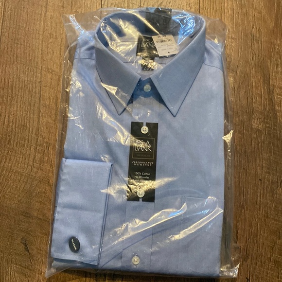 MENS JOSEPH A BANK LONG SLEEVE DRESS SHIRT - Picture 1 of 4